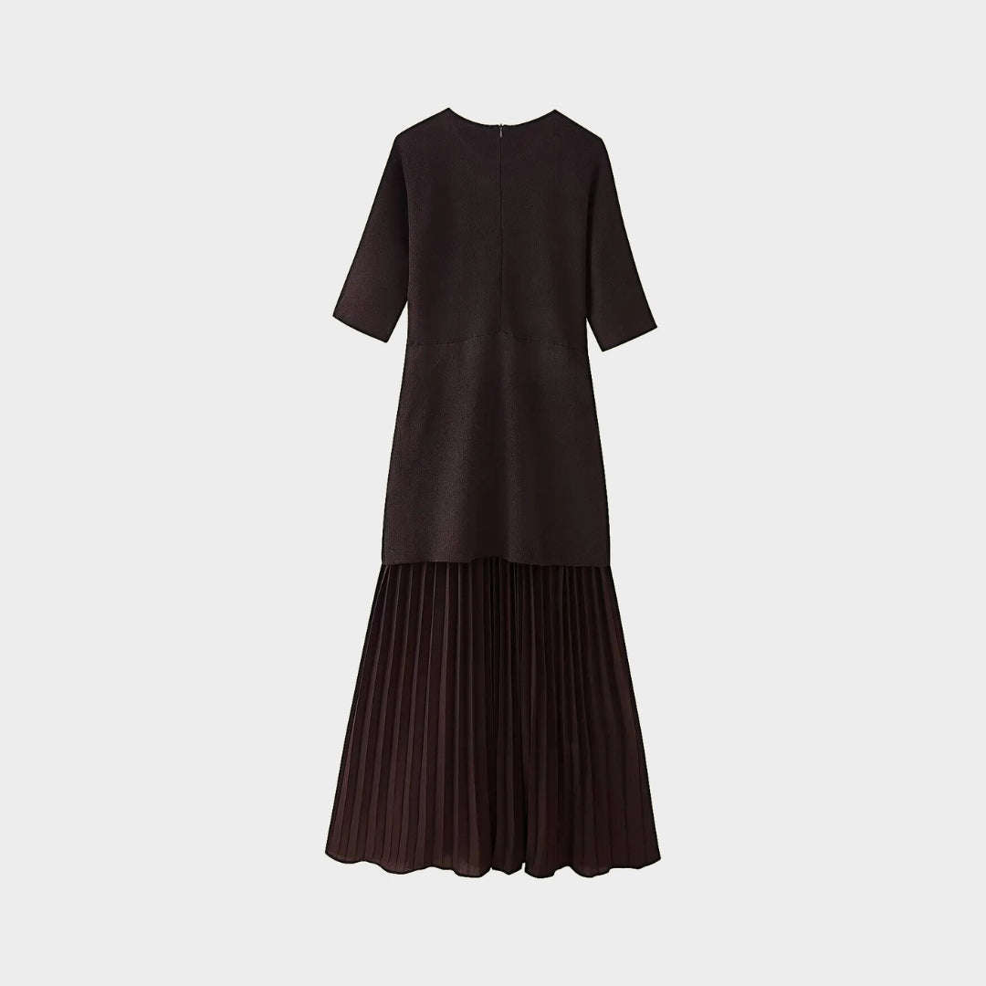 Maxikjol med hög midja och flödande silhuett