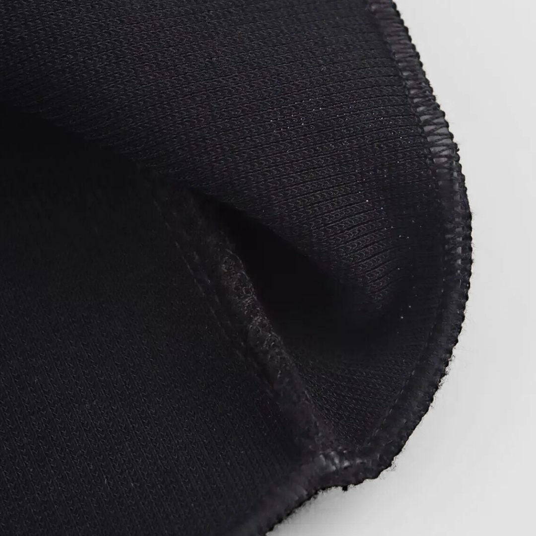 Svart Tvådelat set med halterneck-top och knapprad – skräddade långbyxor