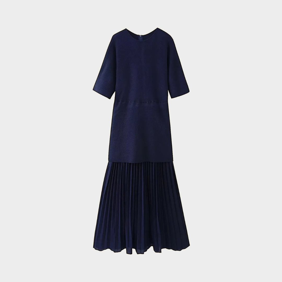 Maxikjol med hög midja och flödande silhuett