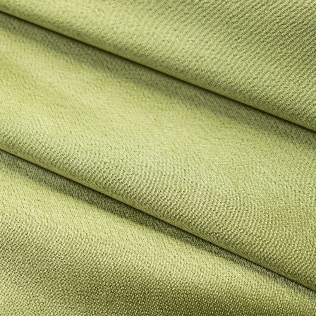 Limegrön satintopp med spetsinslag och knytband i midjan