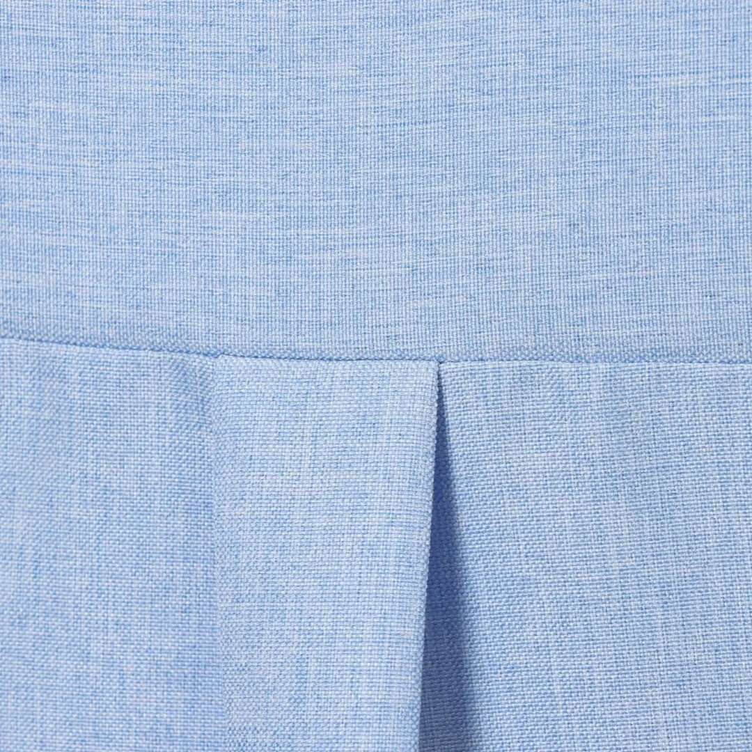 Blus med puffärm och knytband framtill i vävt tyg