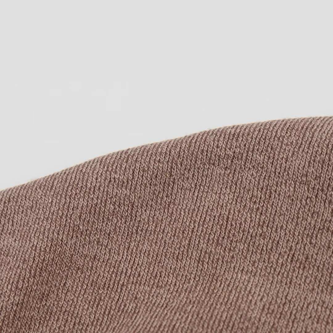 Brun Tvådelat set med omlottopp och vida byxor i stretchigt trikåmaterial