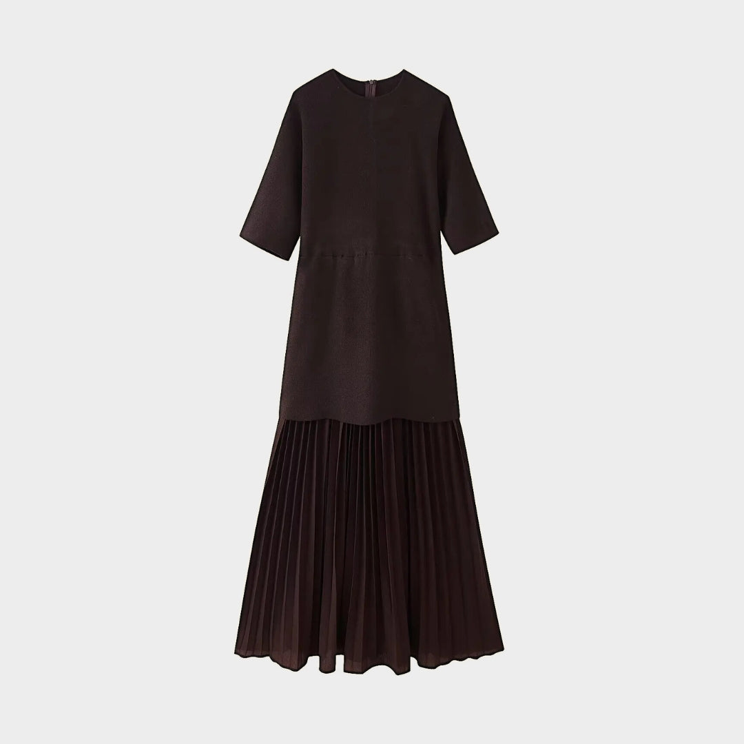 Maxikjol med hög midja och flödande silhuett