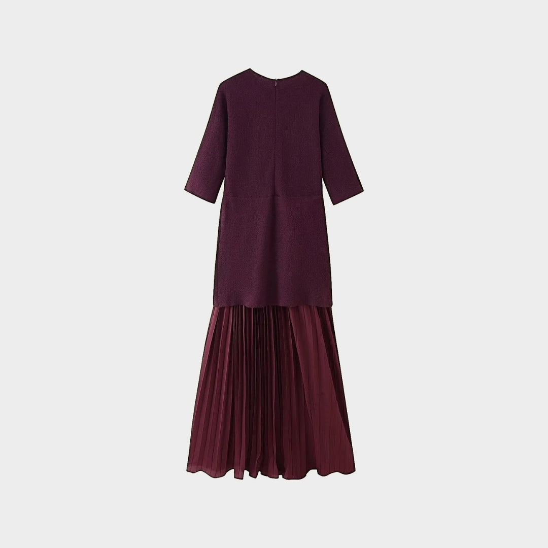 Maxikjol med hög midja och flödande silhuett