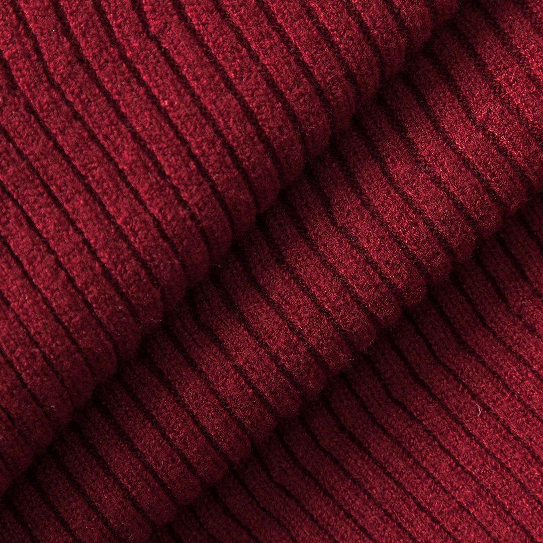 Stickad Minikjol Med Ribbstickad Mjuk Bomull Högmidja