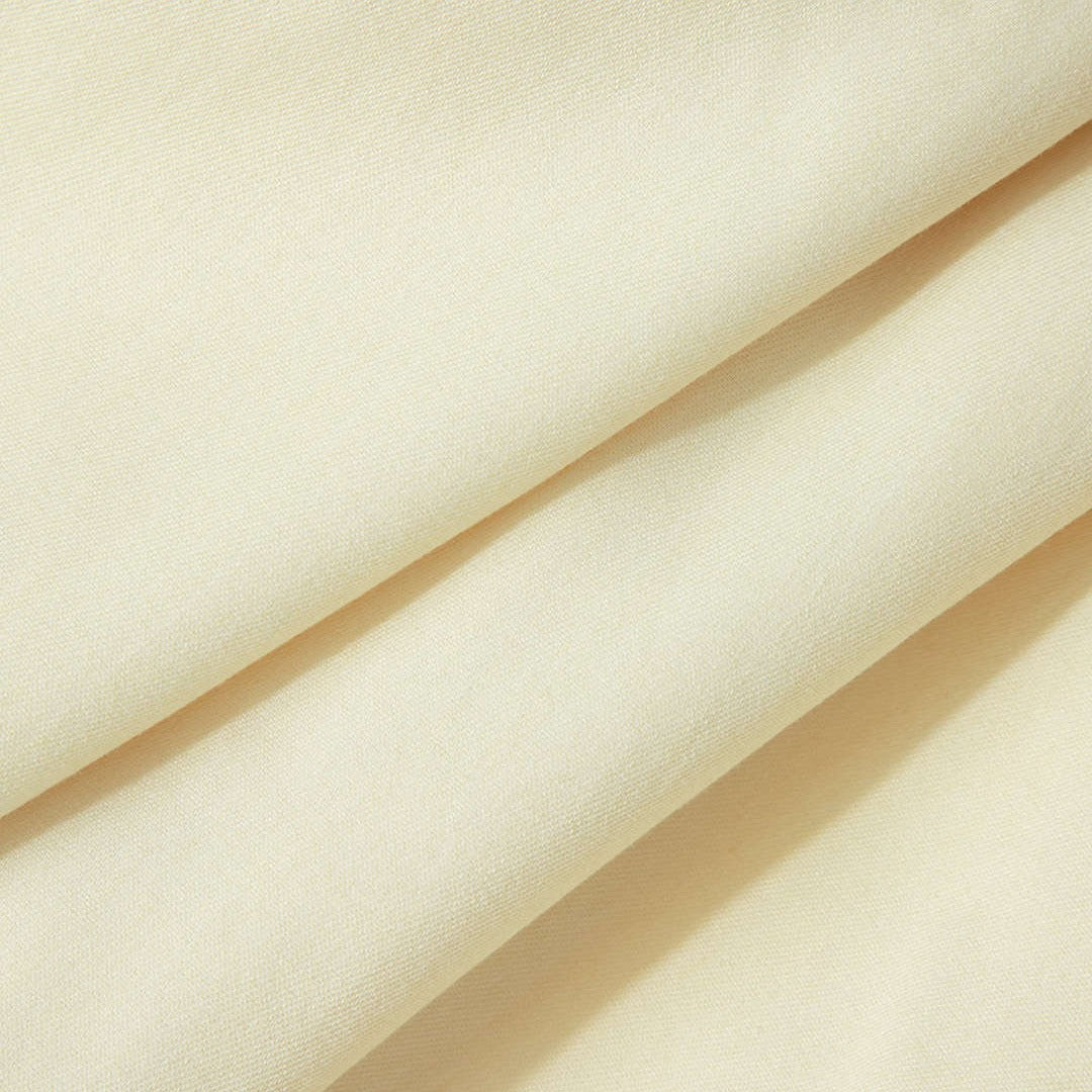 Vit Kort kavaj i viskos med lös passform och rundad fåll