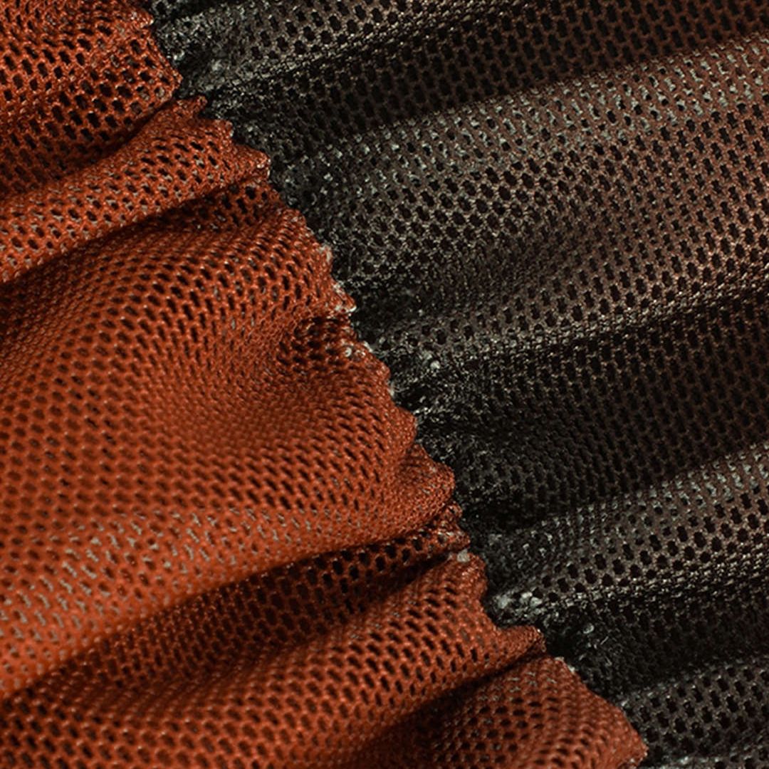 Transparent långärmad mesh-topp i ombrétoner med kroppsnära passform