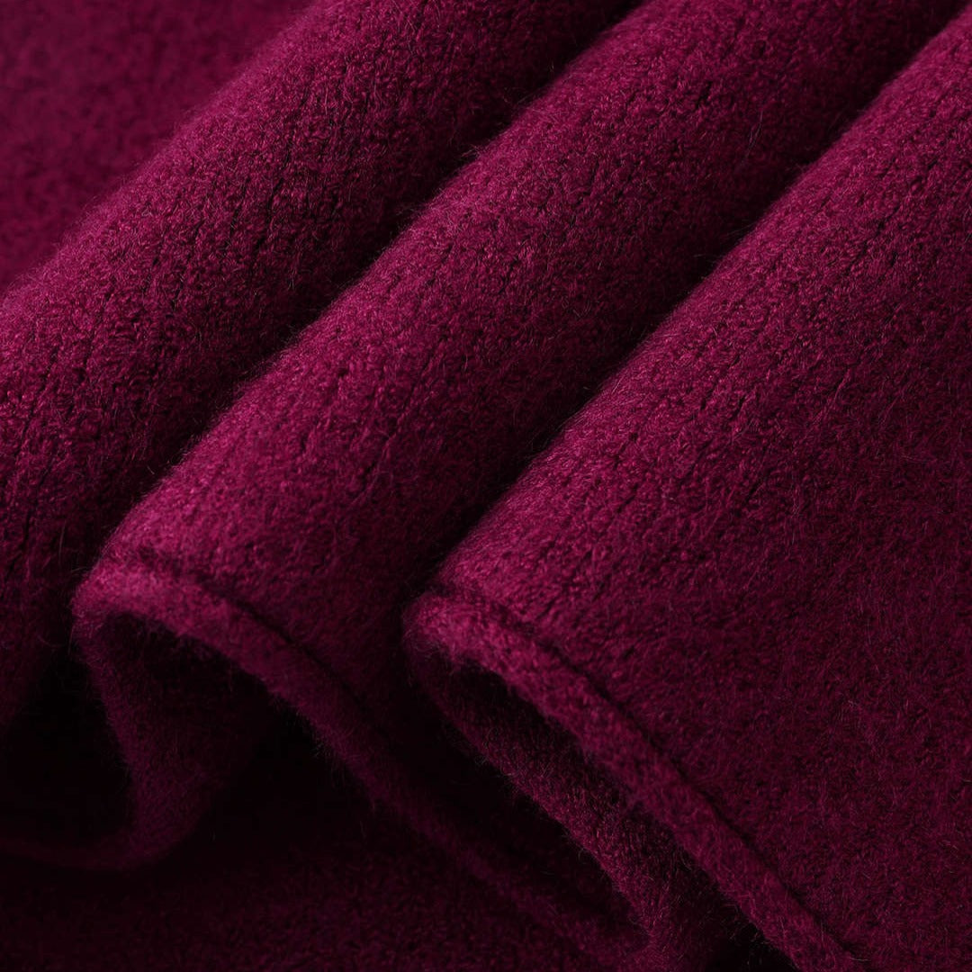 Stickad Kjol Med Knytband Och Alinjeform Design Detaljer