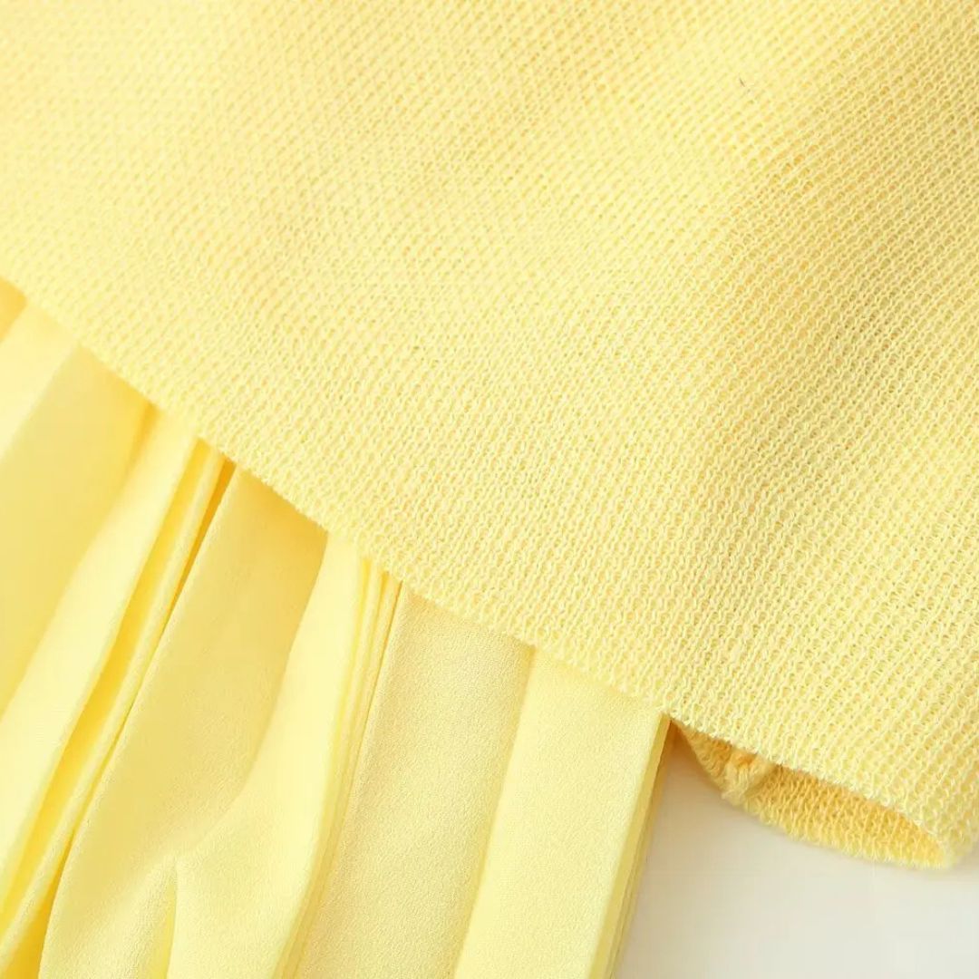 Maxikjol med hög midja och flödande silhuett